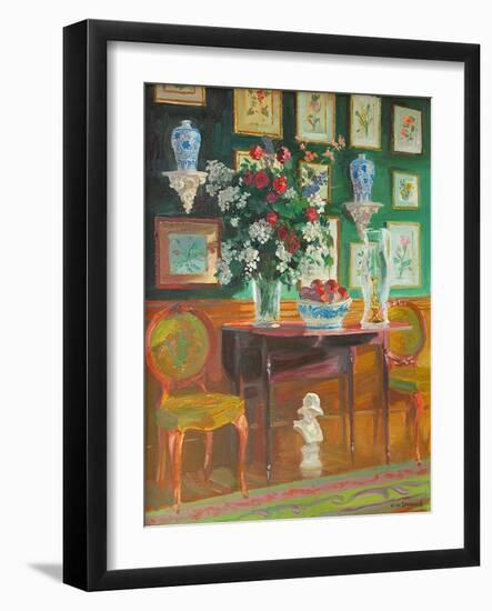 Green Chairs, 2003-William Ireland-Framed Giclee Print