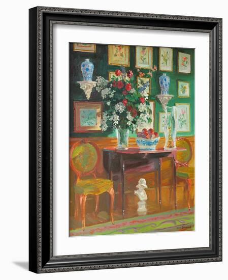 Green Chairs, 2003-William Ireland-Framed Giclee Print