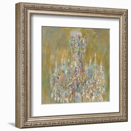 Green Chandelier-Amy Dixon-Framed Art Print