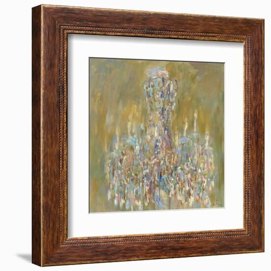 Green Chandelier-Amy Dixon-Framed Art Print