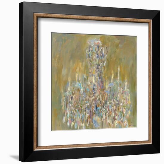 Green Chandelier-Amy Dixon-Framed Art Print