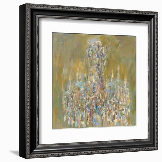 Green Chandelier-Amy Dixon-Framed Art Print