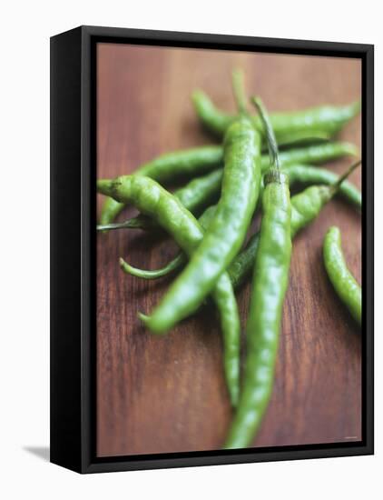 Green Chillies-Tara Fisher-Framed Premier Image Canvas