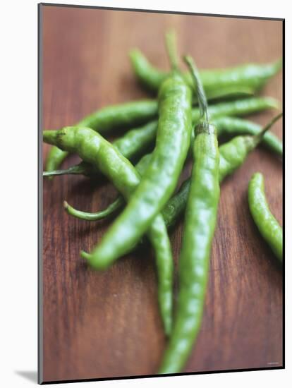 Green Chillies-Tara Fisher-Mounted Photographic Print