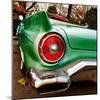 Green Classic American Car Rear Fender-Salvatore Elia-Mounted Photographic Print