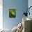 Green Color Swirl-Ruth Palmer 3-Framed Stretched Canvas displayed on a wall