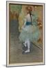 Green dancer. Around 1878. Pastel on paper.-Edgar Degas-Mounted Giclee Print