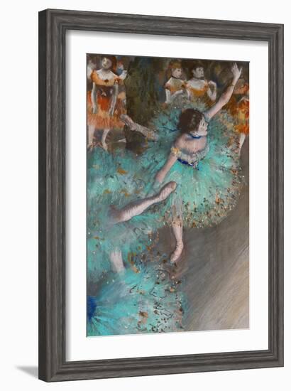 Green Dancer, circa 1880-Edgar Degas-Framed Giclee Print