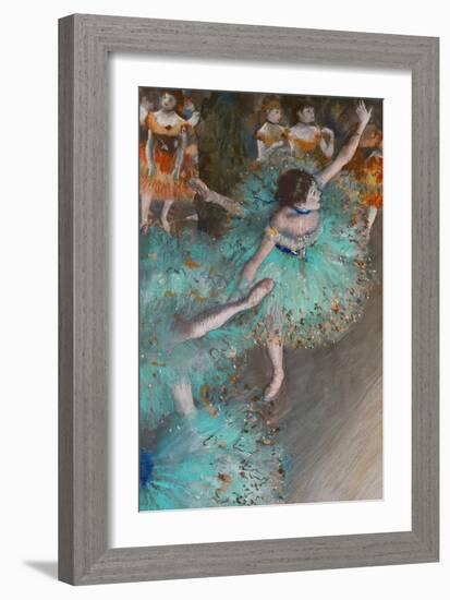 Green Dancer, circa 1880-Edgar Degas-Framed Giclee Print