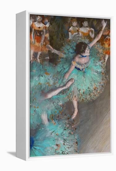 Green Dancer, circa 1880-Edgar Degas-Framed Premier Image Canvas