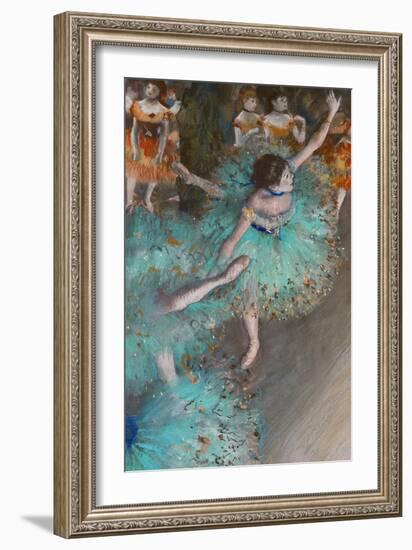 Green Dancer, circa 1880-Edgar Degas-Framed Premium Giclee Print