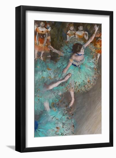 Green Dancer, circa 1880-Edgar Degas-Framed Premium Giclee Print