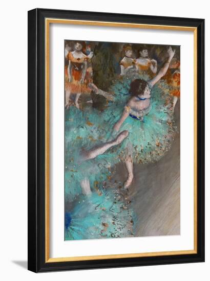 Green Dancer, circa 1880-Edgar Degas-Framed Premium Giclee Print