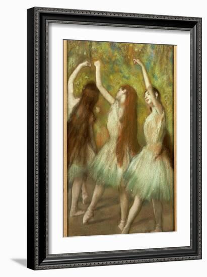 Green Dancers, 1878-Edgar Degas-Framed Giclee Print