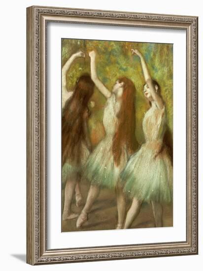 Green Dancers, 1878-Edgar Degas-Framed Giclee Print