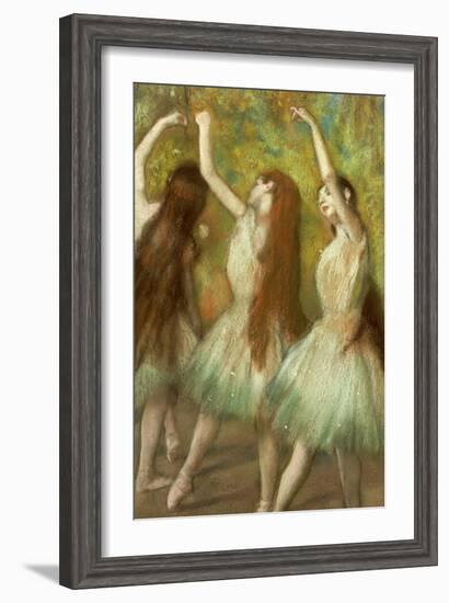 Green Dancers, 1878-Edgar Degas-Framed Giclee Print