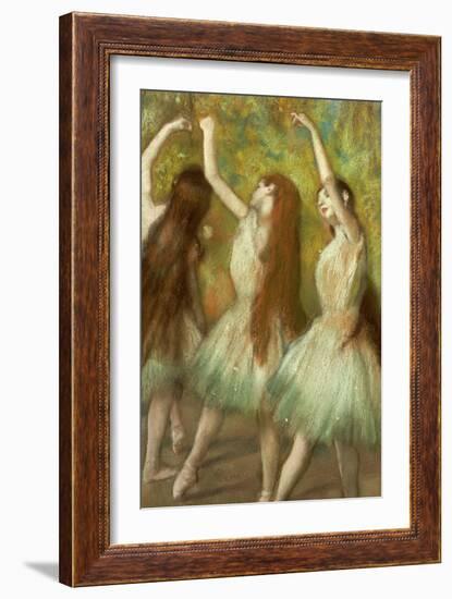 Green Dancers, 1878-Edgar Degas-Framed Giclee Print