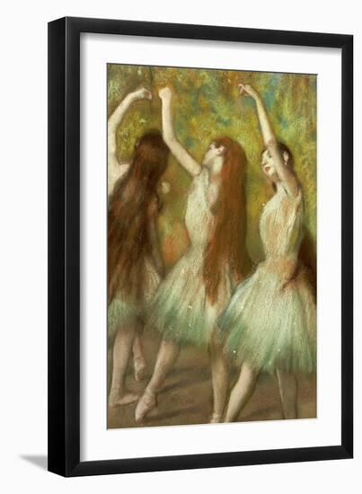 Green Dancers, 1878-Edgar Degas-Framed Giclee Print