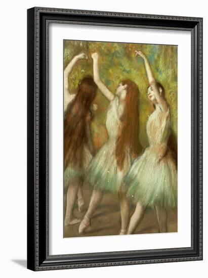 Green Dancers, 1878-Edgar Degas-Framed Giclee Print