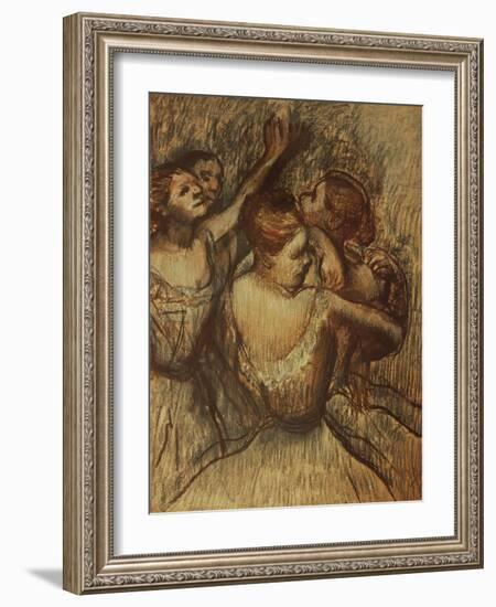 Green Dancers-Edgar Degas-Framed Giclee Print