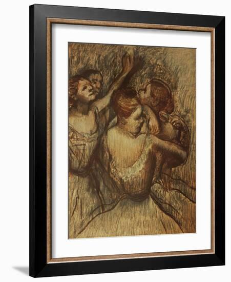 Green Dancers-Edgar Degas-Framed Giclee Print