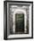 Green door in Penne-Andrea Costantini-Framed Photographic Print