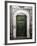 Green door in Penne-Andrea Costantini-Framed Photographic Print