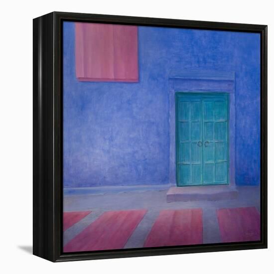 Green Door Jodhpur, 2010-Lincoln Seligman-Framed Premier Image Canvas