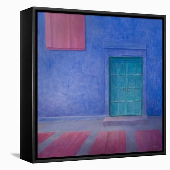 Green Door Jodhpur, 2010-Lincoln Seligman-Framed Premier Image Canvas