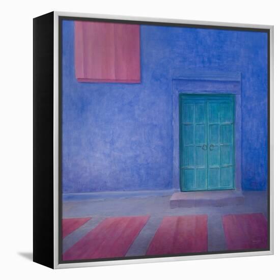 Green Door Jodhpur, 2010-Lincoln Seligman-Framed Premier Image Canvas