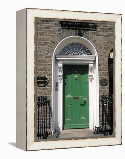 Green Door, Merrion Square, Dublin, Ireland-Jon Arnold-Framed Premier Image Canvas