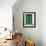 Green Door, Warnemunde, Germany-Russell Young-Framed Photographic Print displayed on a wall