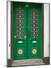 Green Door, Warnemunde, Germany-Russell Young-Mounted Photographic Print