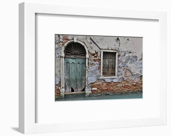 Green Doorway, Venice, Italy-Darrell Gulin-Framed Photographic Print