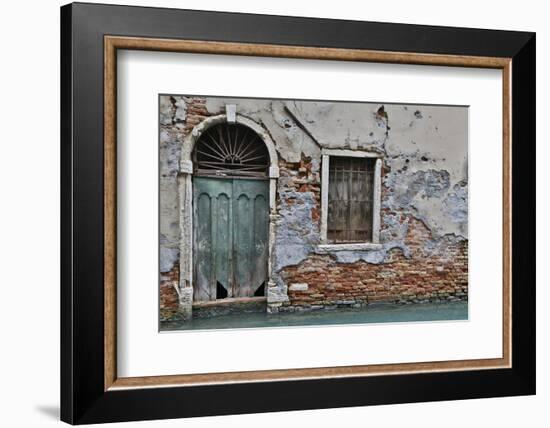 Green Doorway, Venice, Italy-Darrell Gulin-Framed Photographic Print