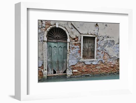 Green Doorway, Venice, Italy-Darrell Gulin-Framed Photographic Print