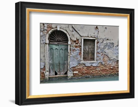 Green Doorway, Venice, Italy-Darrell Gulin-Framed Photographic Print