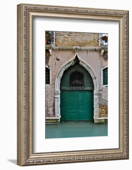 Green Doorway, Venice, Italy-Darrell Gulin-Framed Photographic Print