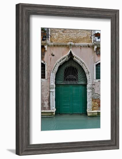 Green Doorway, Venice, Italy-Darrell Gulin-Framed Photographic Print