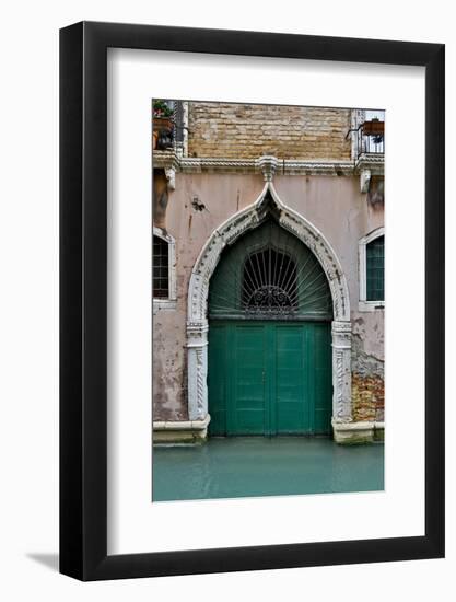 Green Doorway, Venice, Italy-Darrell Gulin-Framed Photographic Print