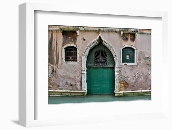 Green Doorway, Venice, Italy-Darrell Gulin-Framed Photographic Print