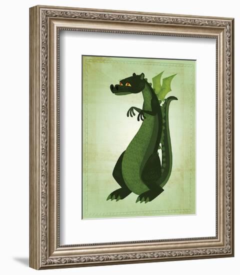 Green Dragon-John Golden-Framed Giclee Print