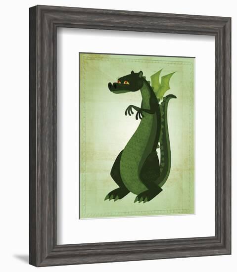 Green Dragon-John Golden-Framed Giclee Print