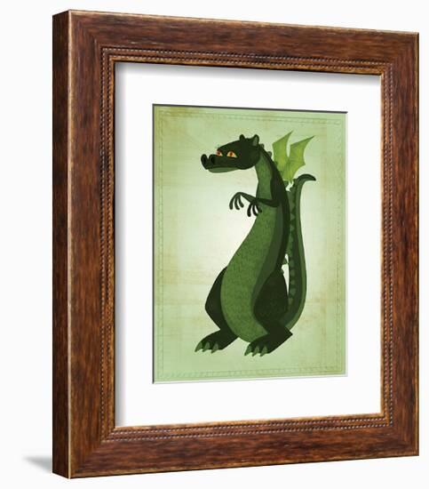 Green Dragon-John Golden-Framed Giclee Print