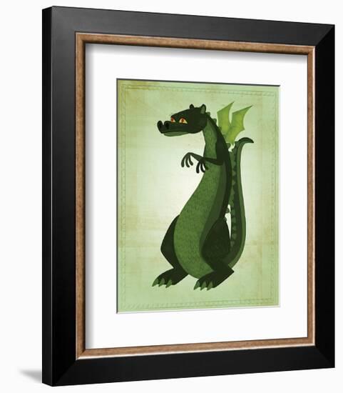 Green Dragon-John Golden-Framed Giclee Print