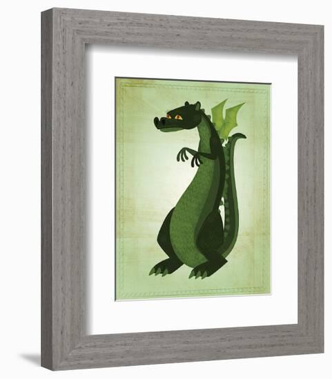 Green Dragon-John Golden-Framed Giclee Print