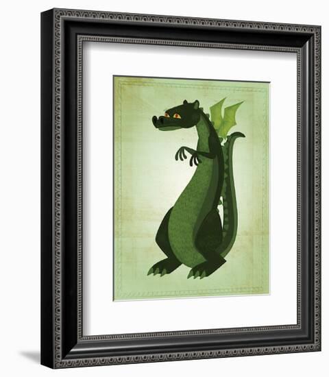 Green Dragon-John Golden-Framed Giclee Print