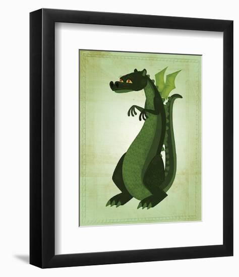 Green Dragon-John Golden-Framed Giclee Print