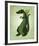 Green Dragon-John W^ Golden-Framed Art Print