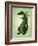 Green Dragon-John W Golden-Framed Giclee Print